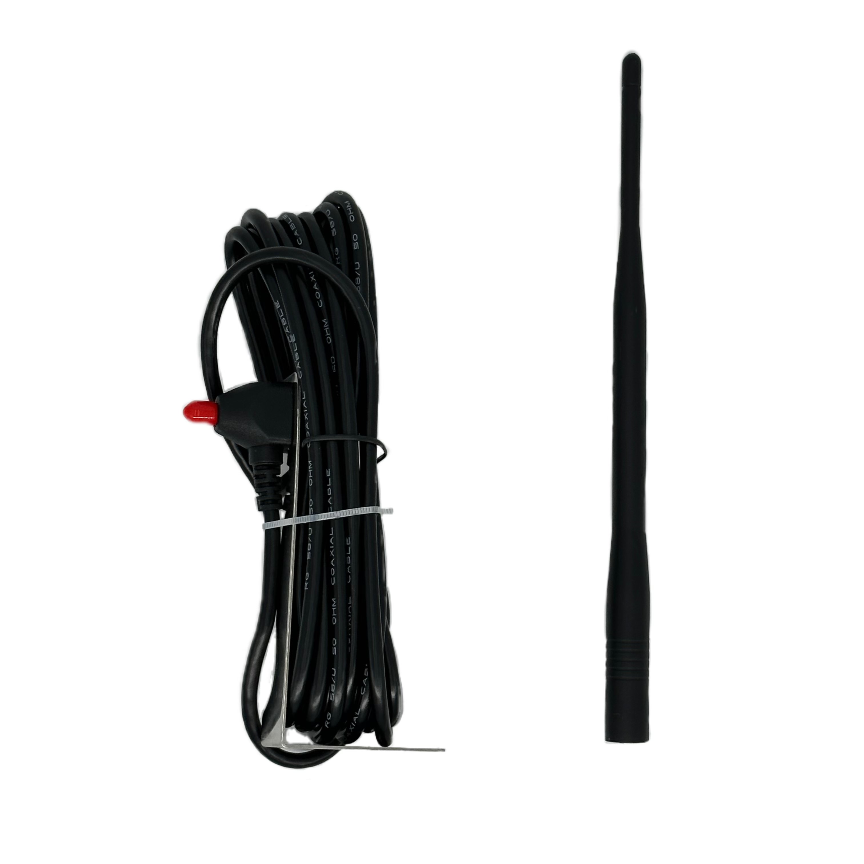4M Cable Length 5dBi 433MHz Gate Control Antenna With Stainless Steel Bracket