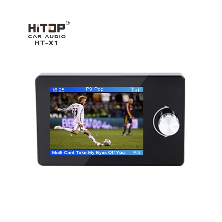 HT-X1 2.8 Inches LCD Screen USB Stereo Music AUX Blue Tooth Antenna FM Transmitter DAB / DAB+ Car Receiver
