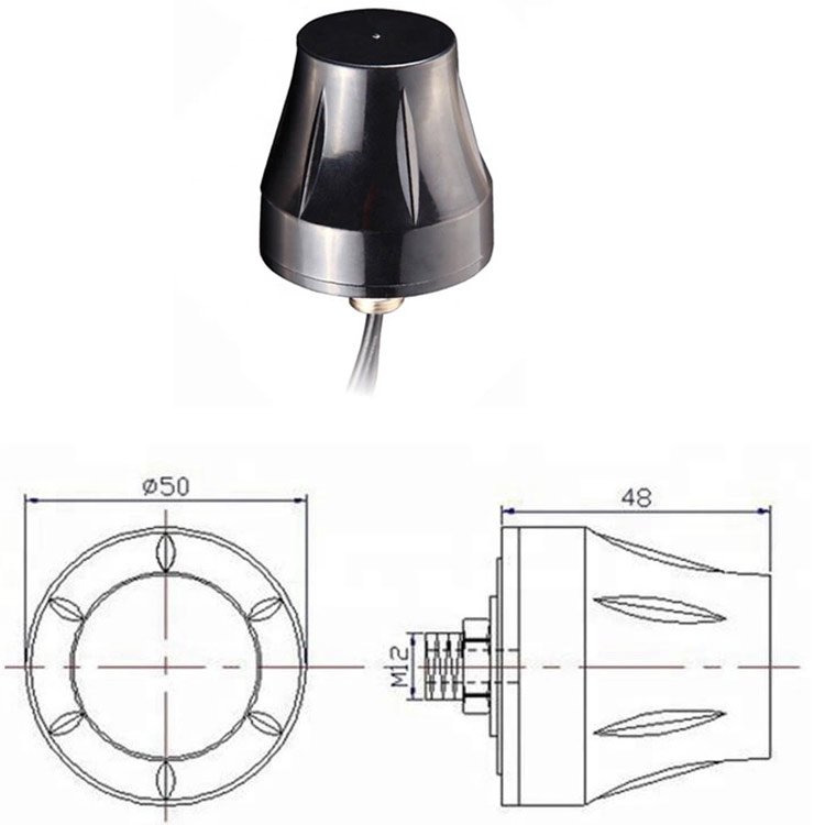 Free Sample 2g/3g/4g/5g Gnss Gps Rtk Mushroom Antenna Navigation Professional Gps/gms/3g Antenna Car 4g Patch