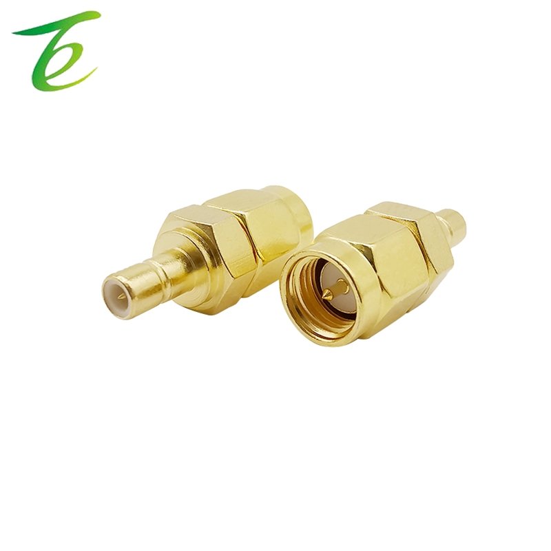 SMB Male to SMA Male Car DAB Digital Radio Aerial Antenna Connector 50ohm SMB Plug to SMA Plug RF Coaxial Coax Adapter