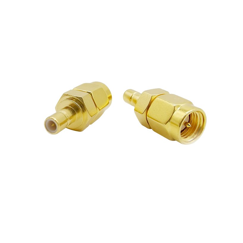 SMB Male to SMA Male Car DAB Digital Radio Aerial Antenna Connector 50ohm SMB Plug to SMA Plug RF Coaxial Coax Adapter