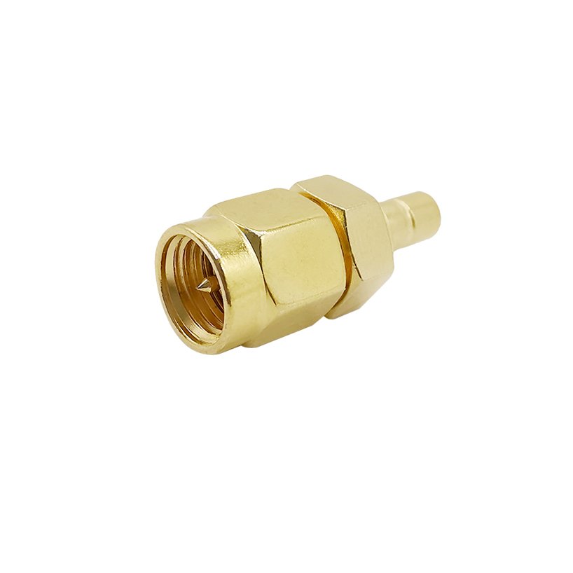 SMB Male to SMA Male Car DAB Digital Radio Aerial Antenna Connector 50ohm SMB Plug to SMA Plug RF Coaxial Coax Adapter