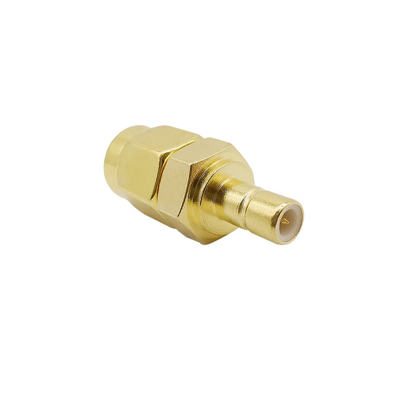 SMB Male to SMA Male Car DAB Digital Radio Aerial Antenna Connector 50ohm SMB Plug to SMA Plug RF Coaxial Coax Adapter
