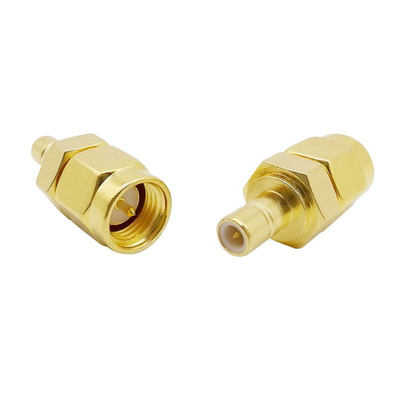 SMB Male to SMA Male Car DAB Digital Radio Aerial Antenna Connector 50ohm SMB Plug to SMA Plug RF Coaxial Coax Adapter