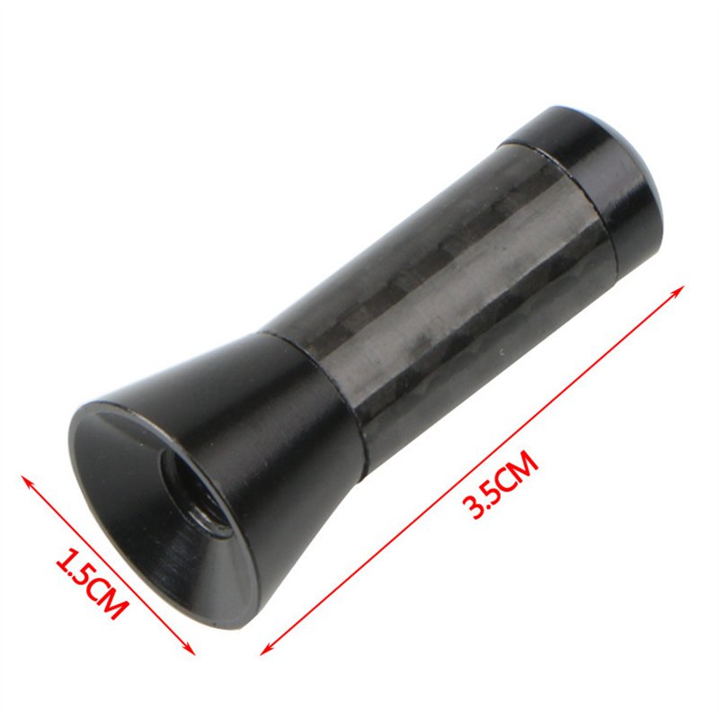 80mm Auto Signal Carbon Fiber Antenna Car Radio Antenna Metal Aluminum Long Antenna 3 Size