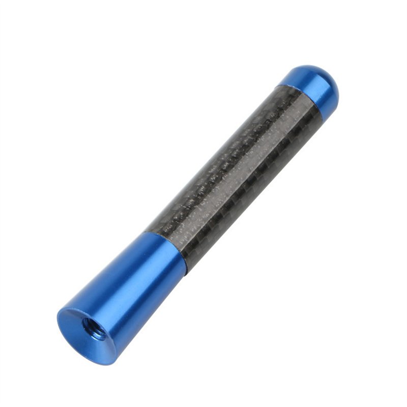 80mm Auto Signal Carbon Fiber Antenna Car Radio Antenna Metal Aluminum Long Antenna 3 Size