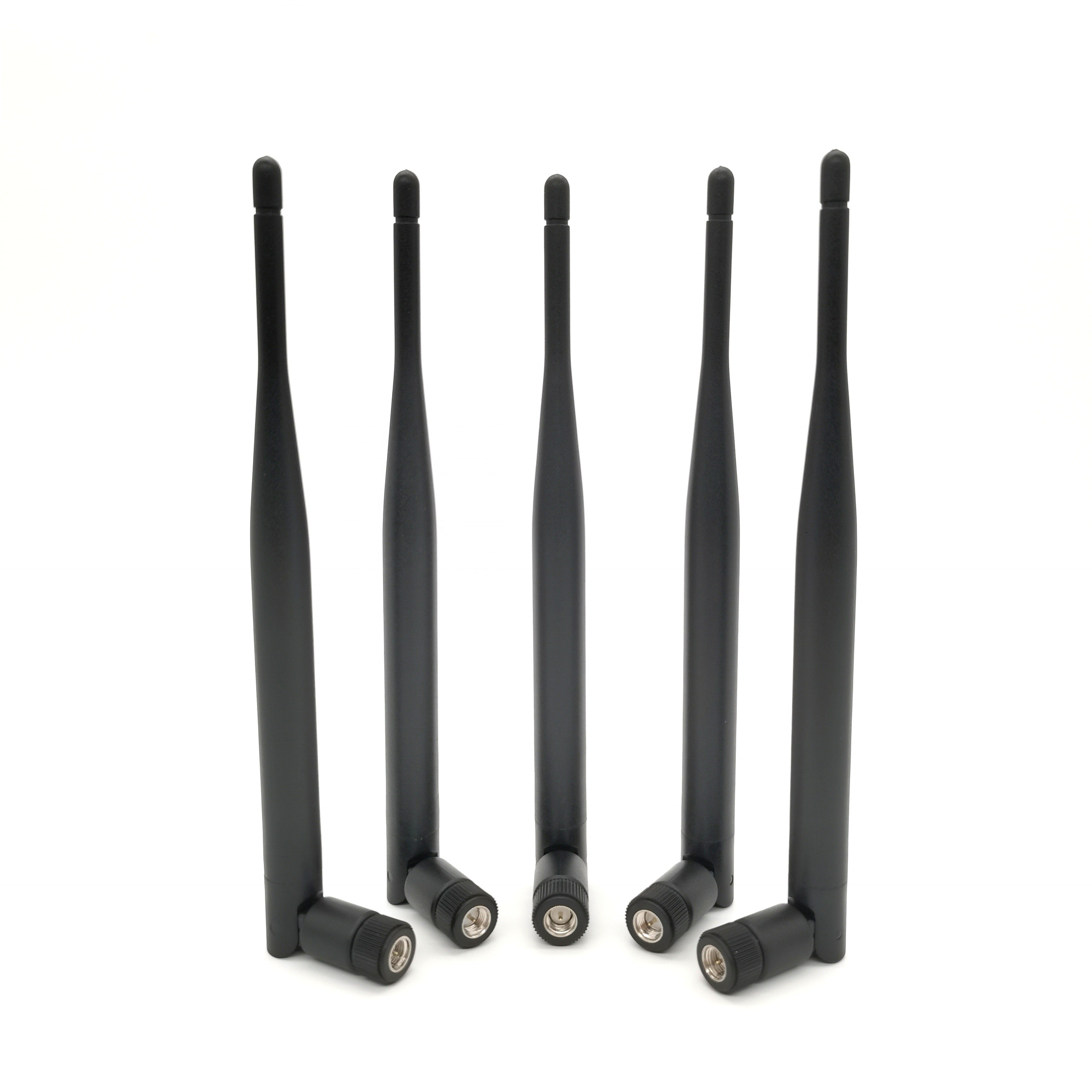Smaples available 2.4G 5.8G 5g 7.125ghz dual band bt ble rubber wifi antenna Omni directional antena wifi antenne wifi