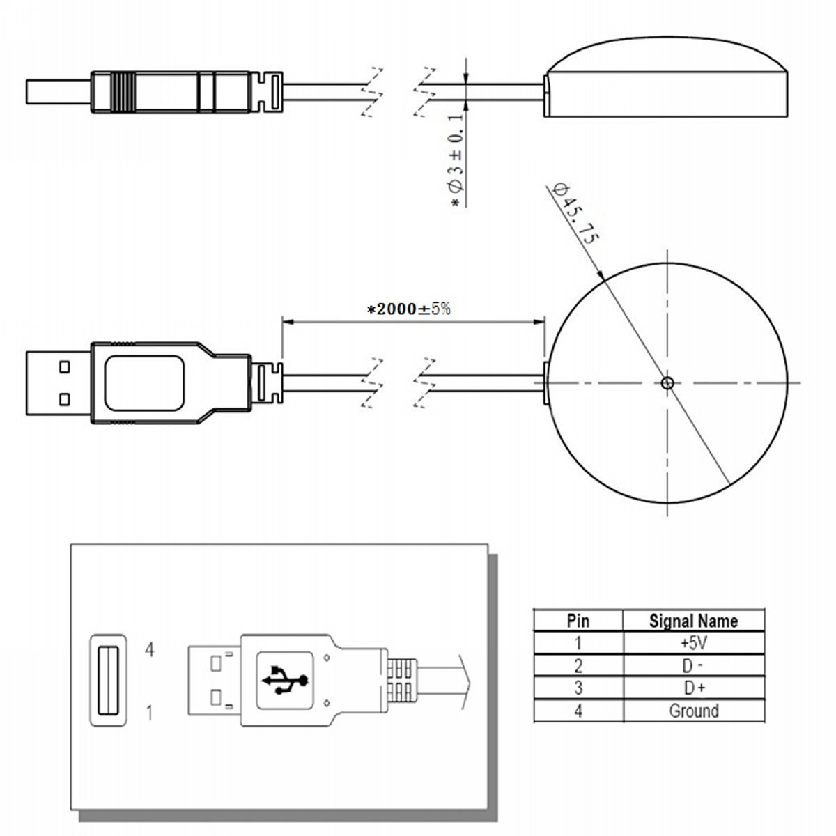 Gps Receiver Module With Usb G Interface Antenna G-mouse for Laptop PC Car Marine Navigation With Magnetic Base
