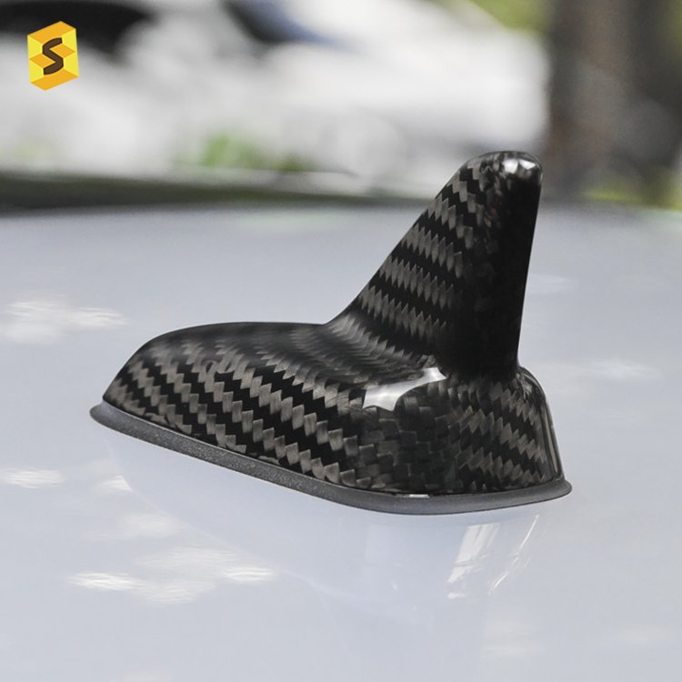 ES Real Carbon Fiber Interior Antenna Cover for Volkswagen Golf 2013-2021 Golf Tour Golf Sportsvan Magotan Sagitar Lamando