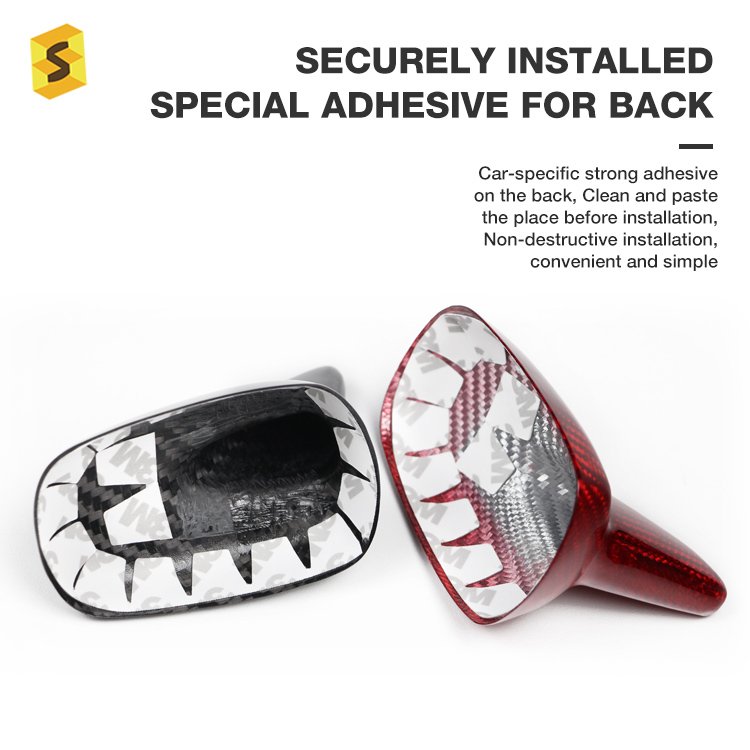 ES Real Carbon Fiber Interior Antenna Cover for Volkswagen Golf 2013-2021 Golf Tour Golf Sportsvan Magotan Sagitar Lamando