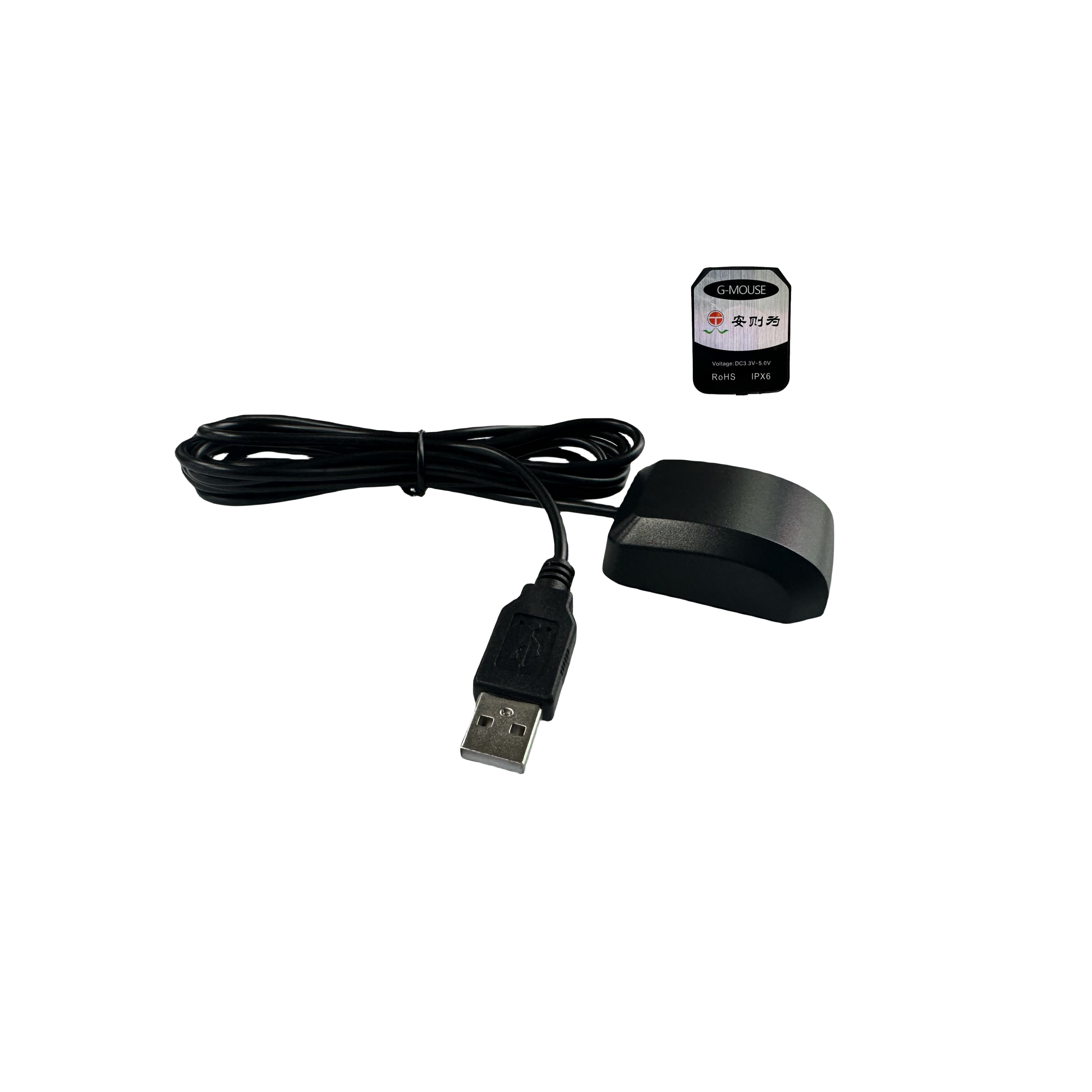 GPS Receiver R232 Multi-frequency External USB Positioning Navigation Antenna Module Laptop Car