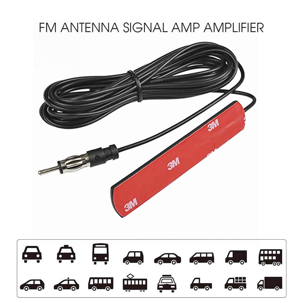 Hot Sale Car Radio Universal FM Antenna Auto 5M Length Signal Amplifier Marine Car Vehicle Boat RV Signal Enhance Device