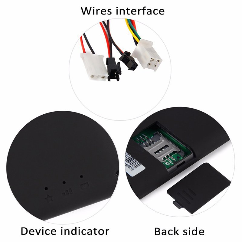 GT06 Car GPS Tracker SMS GSM GPRS Vehicle Tracking Device Monitor Locator Remote Control SOS Alarm For Motorcycle Scooter