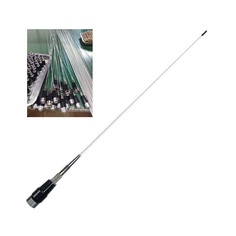 VHF 144-174MHz Stainless Steel Spring Base Antenna 3.4dBi Mobile antenna for car