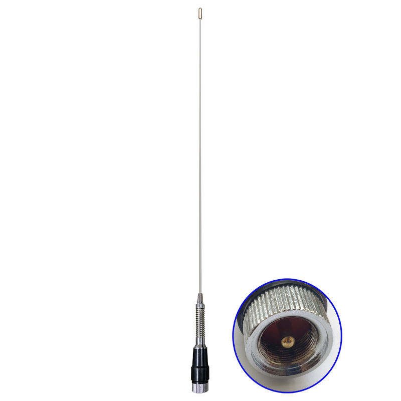 VHF 144-174MHz Stainless Steel Spring Base Antenna 3.4dBi Mobile antenna for car