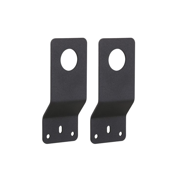 Factory Custom Aluminum Steel Car Mount Bracket Sheet Metal Fabrication Black Anodized Powder Coating Antenna Mounting Bracket