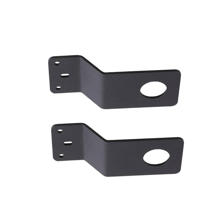 Factory Custom Aluminum Steel Car Mount Bracket Sheet Metal Fabrication Black Anodized Powder Coating Antenna Mounting Bracket