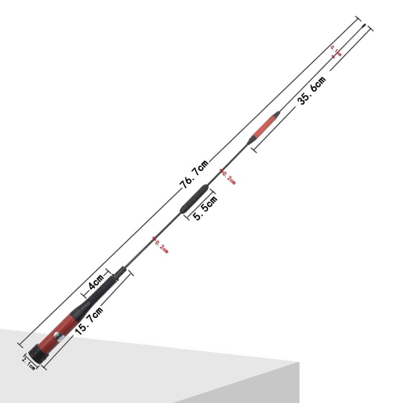 Antenna UV Double Segment 144-146/430-440 MHz Car Radio High Gain Seedlings Antenna