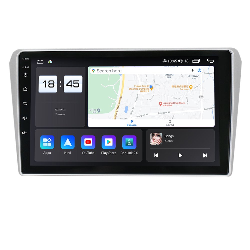 M6 PRO Android 12 2K QLED Screen Smart Car Multimedia System for Toyota Avensis 2002-2008 Car Audio Set