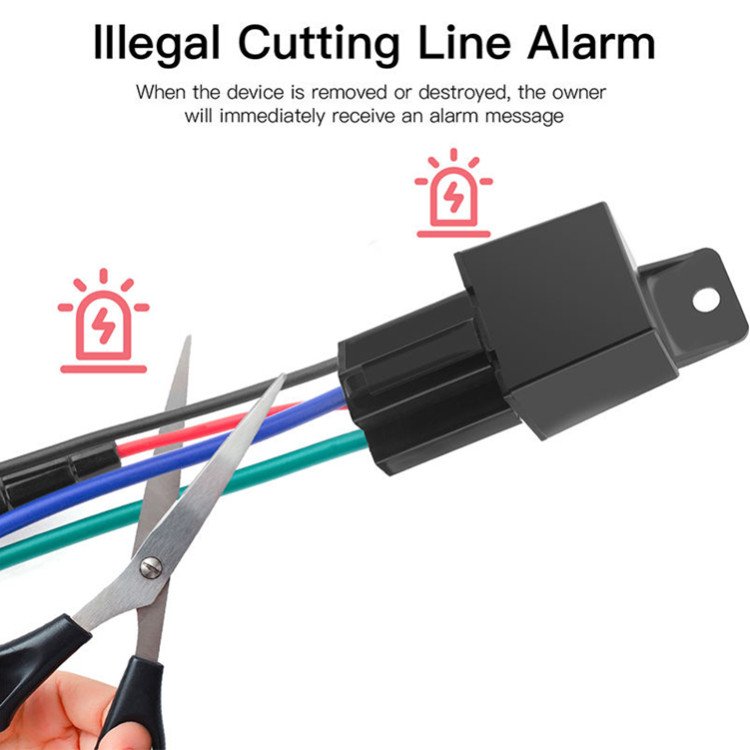 4G 2G 7670SA IC Model Relay GPS Tracker Real Time Tracking Immediately Cut Off Oil Circuit Mobile Tracking APP