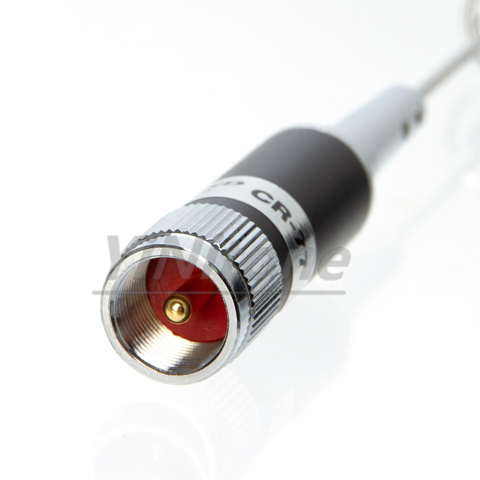 CR-77 Wide Band Antenna Set with PL259 5M UHF Male Car Mobile Antenna Coax Cable MB60 MINI Magnetic Base for Ham Walkie Talkie