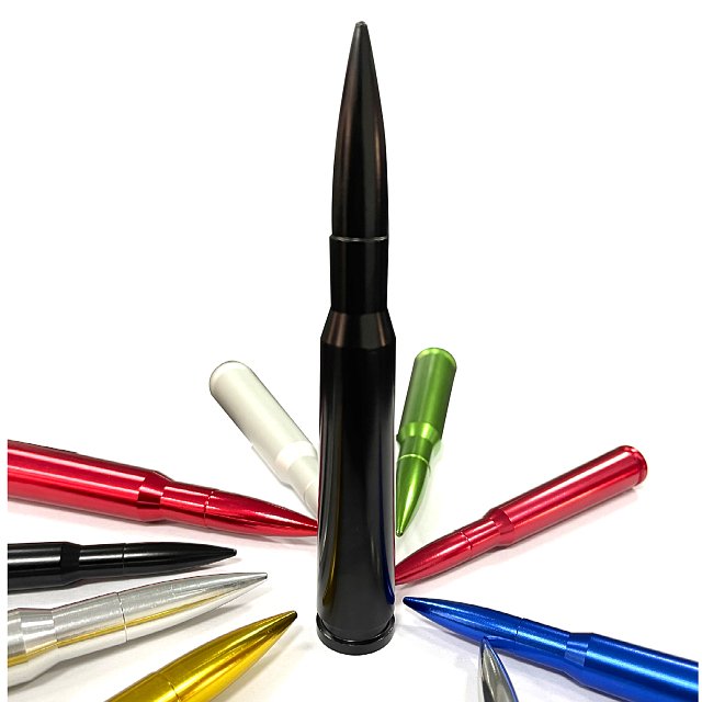 Factory Price New Trend Aluminum Universal Automotive Personalized 4" and 5" Bullet Head Antenna