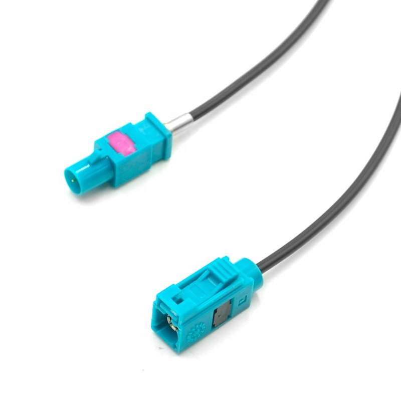 Female to Male Fakra Z Vehicle Antenna Extension Cable for Car Stereo GPS Navigation FM AM Radio