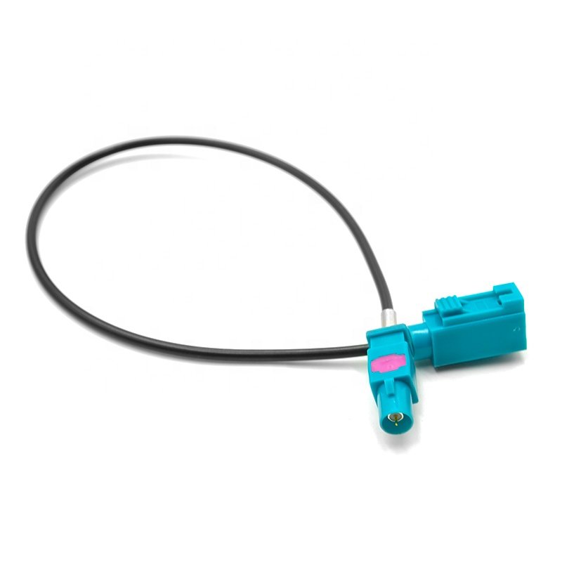 Female to Male Fakra Z Vehicle Antenna Extension Cable for Car Stereo GPS Navigation FM AM Radio