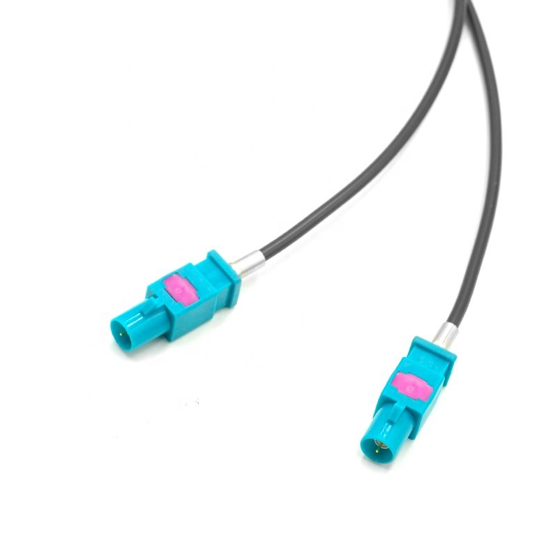 Female to Male Fakra Z Vehicle Antenna Extension Cable for Car Stereo GPS Navigation FM AM Radio