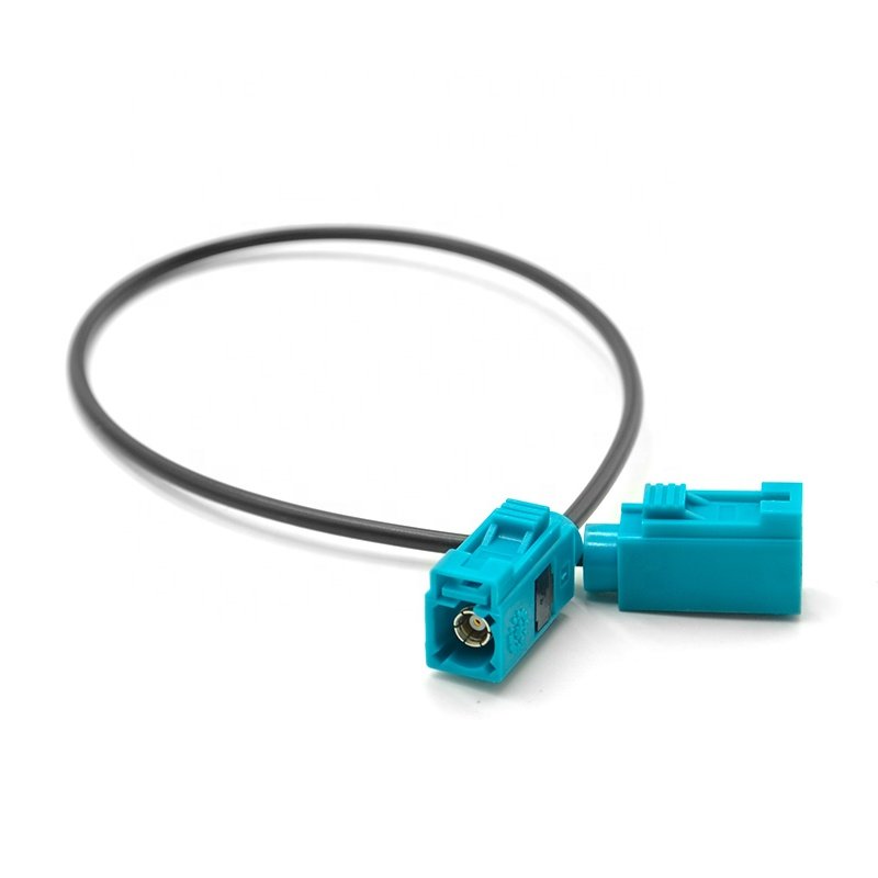 Female to Male Fakra Z Vehicle Antenna Extension Cable for Car Stereo GPS Navigation FM AM Radio