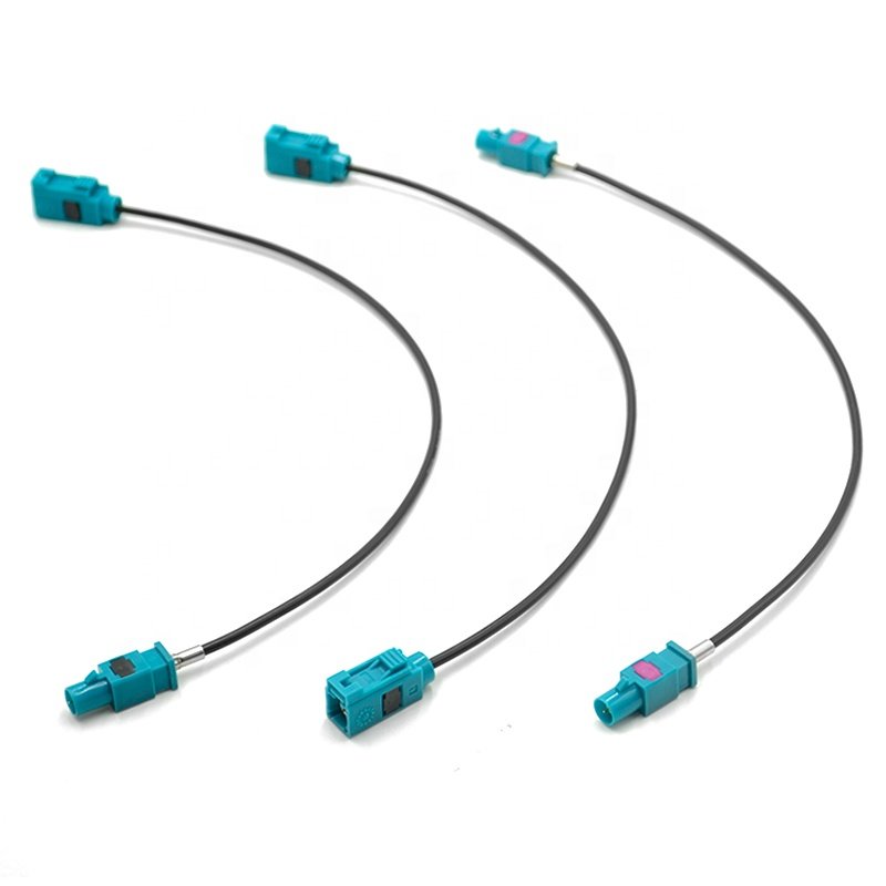 Female to Male Fakra Z Vehicle Antenna Extension Cable for Car Stereo GPS Navigation FM AM Radio