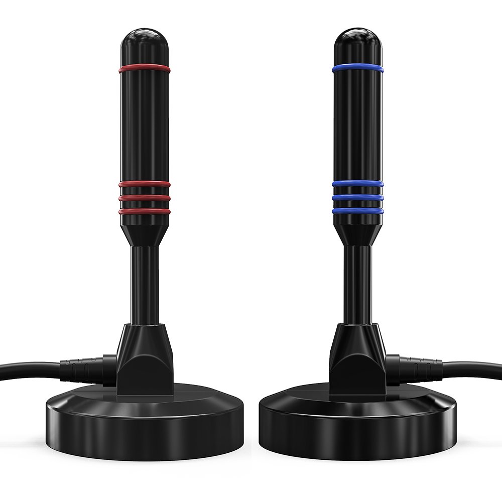 360 Degree Reception & Strong Magnetic Base Digital HDTV Antenna Car Satellite Tv Antenna with Amplifier Outdoor