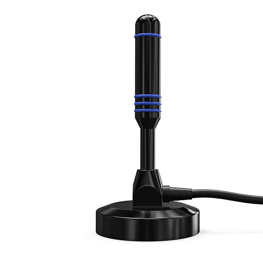 360 Degree Reception & Strong Magnetic Base Digital HDTV Antenna Car Satellite Tv Antenna with Amplifier Outdoor