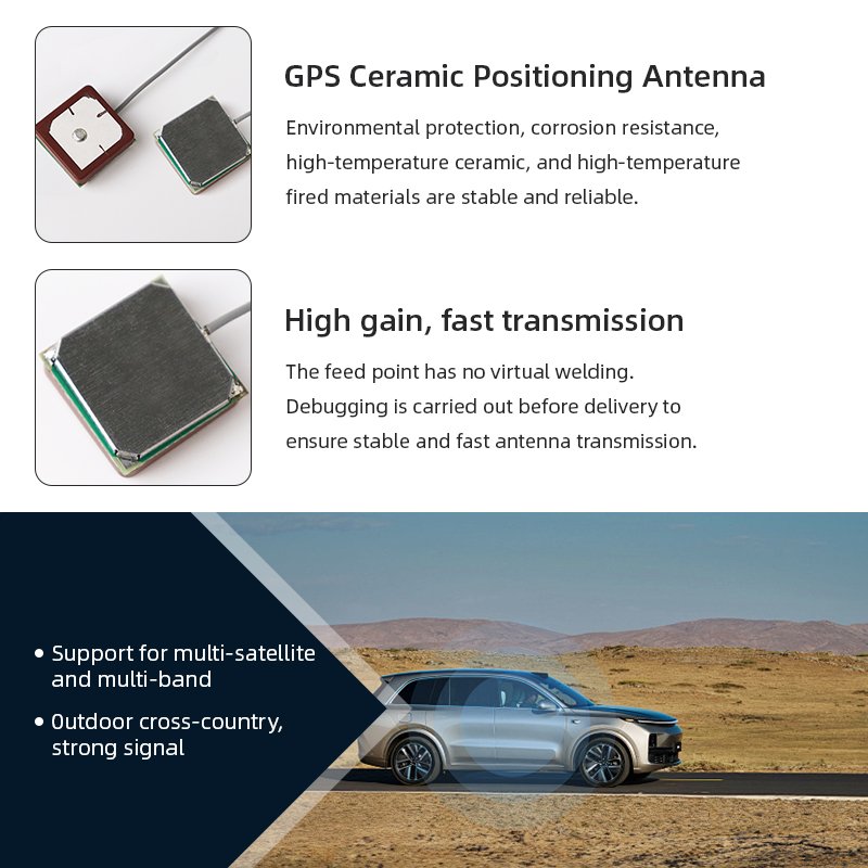 High-Gain GPS Ceramic Module Active Positioning 18*18 Ceramic Antenna Vertical Polarization RoHS Compliant GNSS GPS