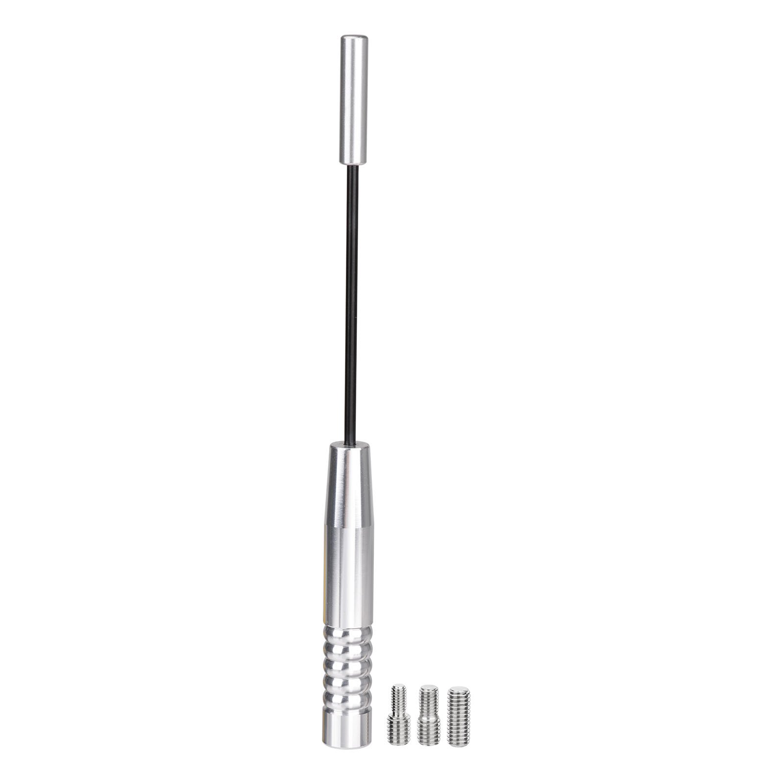 Superbat 75Ω Car FM Antenna Roof Radio Antenna AM FM Antenna Silver 183MM