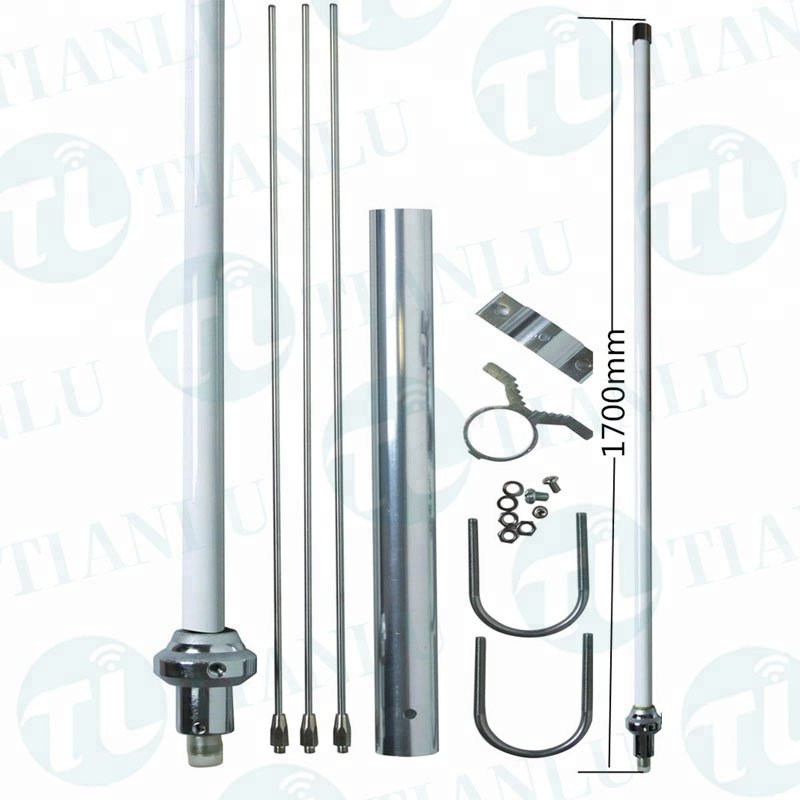 66-88Mhz Radio Single Band Base Station Antenna Outdoor Fiberglass 1.7meter Wimax Antenna Namo Station