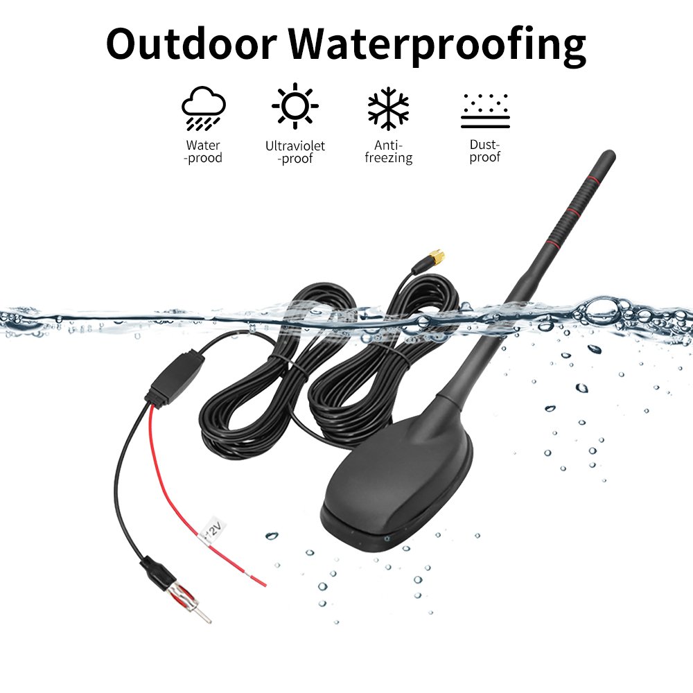 Factory Vehicle Mounted Antenna Auto Roof Mast Stereo Radio FM/AM SMB Signal Aerial Roof Radio Car Antenna