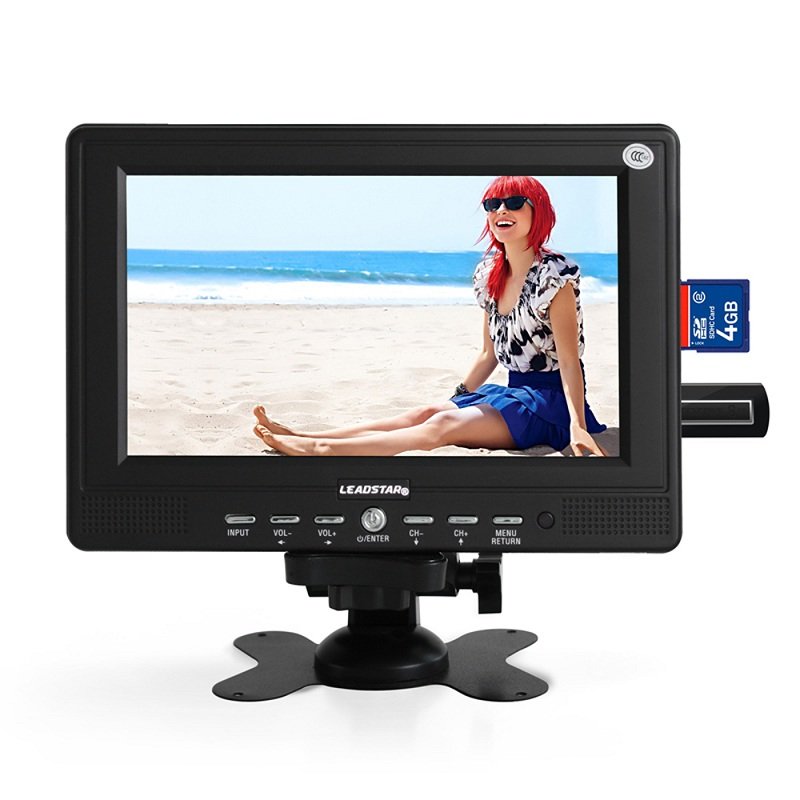 7 Inch Lcd Led Car Monitors Analog and Digital Tv Mini Digital Portable Lcd Tv