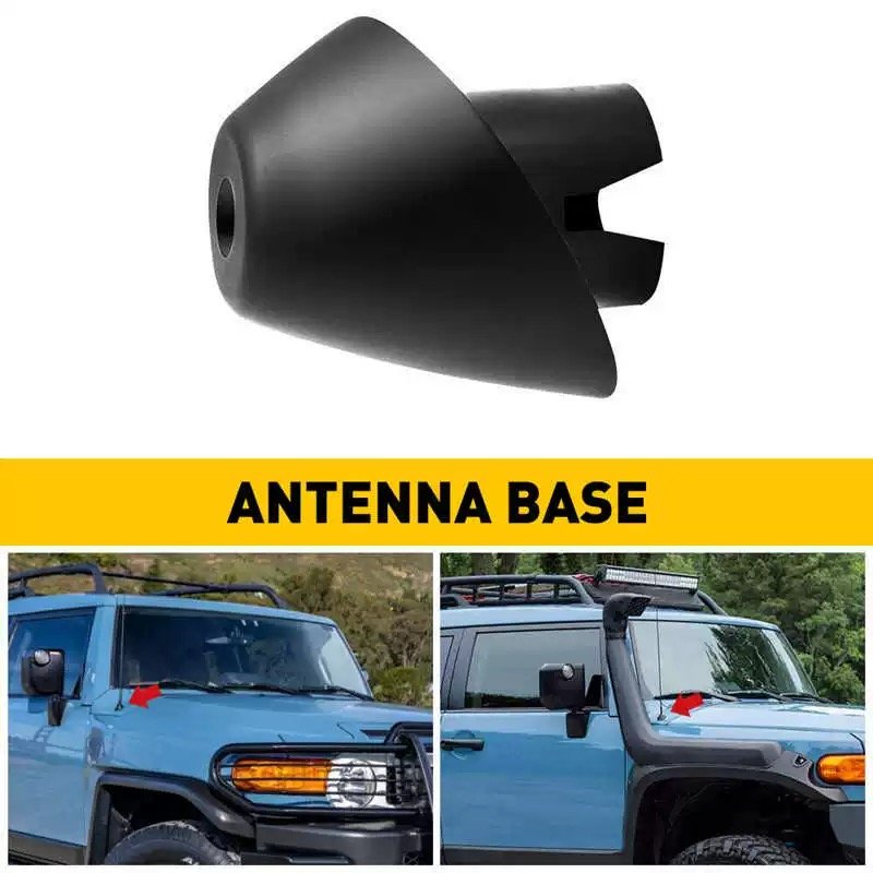 TS-FJ-321 Economical Mud Guard Base Rubber Sleeve Decorated Washer Seat High Performance Antenna Bottom for FJ Cruiser