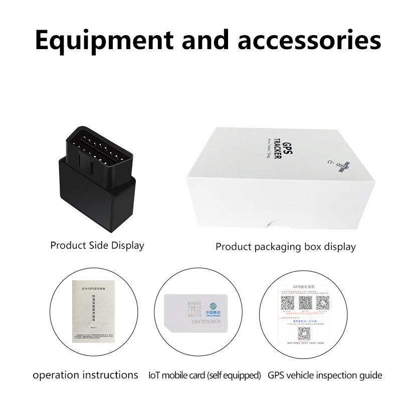 Professional Technical Support Anti Theft Spy Equipment Realtime Mini Obdii Car Tracking Device 4G OBD Tracker