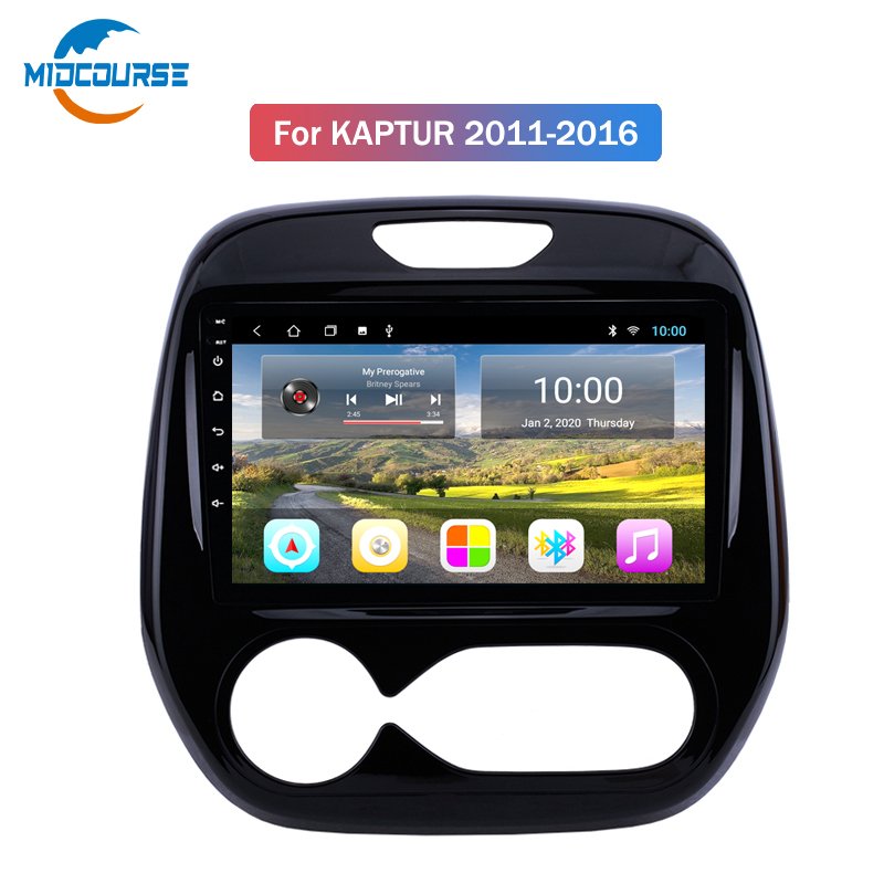 2G RAM Android 10 Audio Radio Stereo for Renault Captur CLIO Samsung QM3 2011-2014 2015 2016 Car DVD GPS Navigation(4913912c)