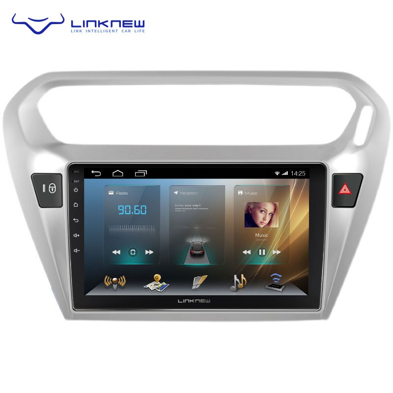 Linknew F10 1+32G Touch Screen Car Stereo for Peugeot 301 for Citroen C-Elysee CElysee 2012 - 2016 Universal Android Car Radio
