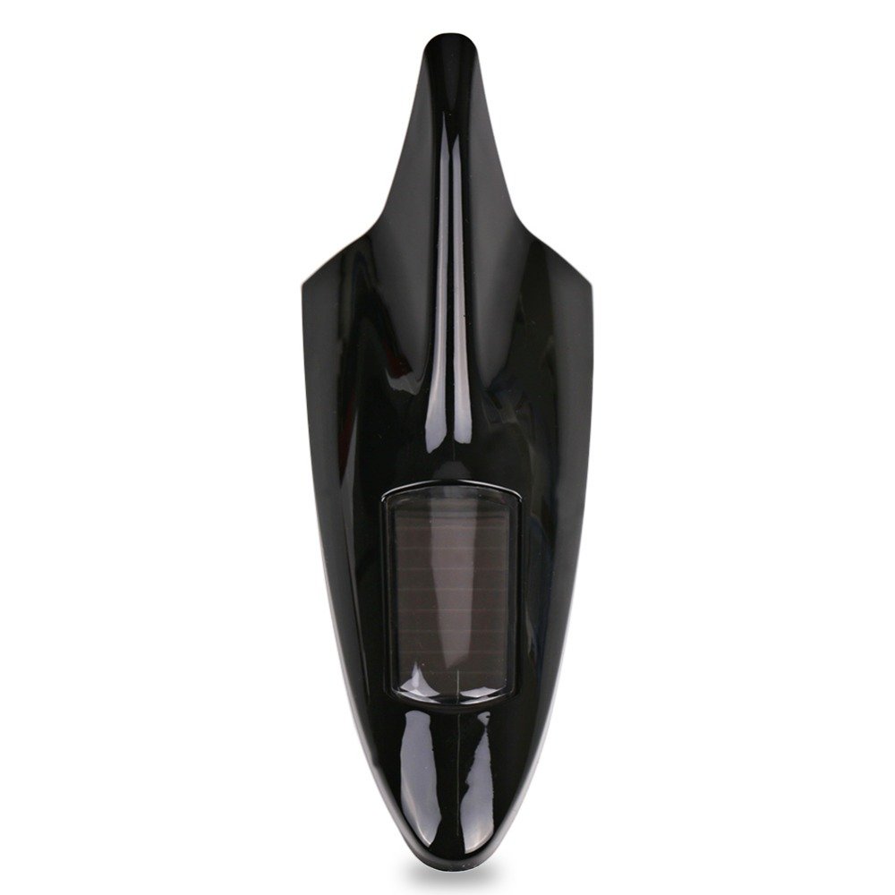 Flash 8-Led Auto Car Shark Antenna Fin Roof Antenna Car Styling Warning Tail Light Solar Power Antenne Voiture Antena Coche