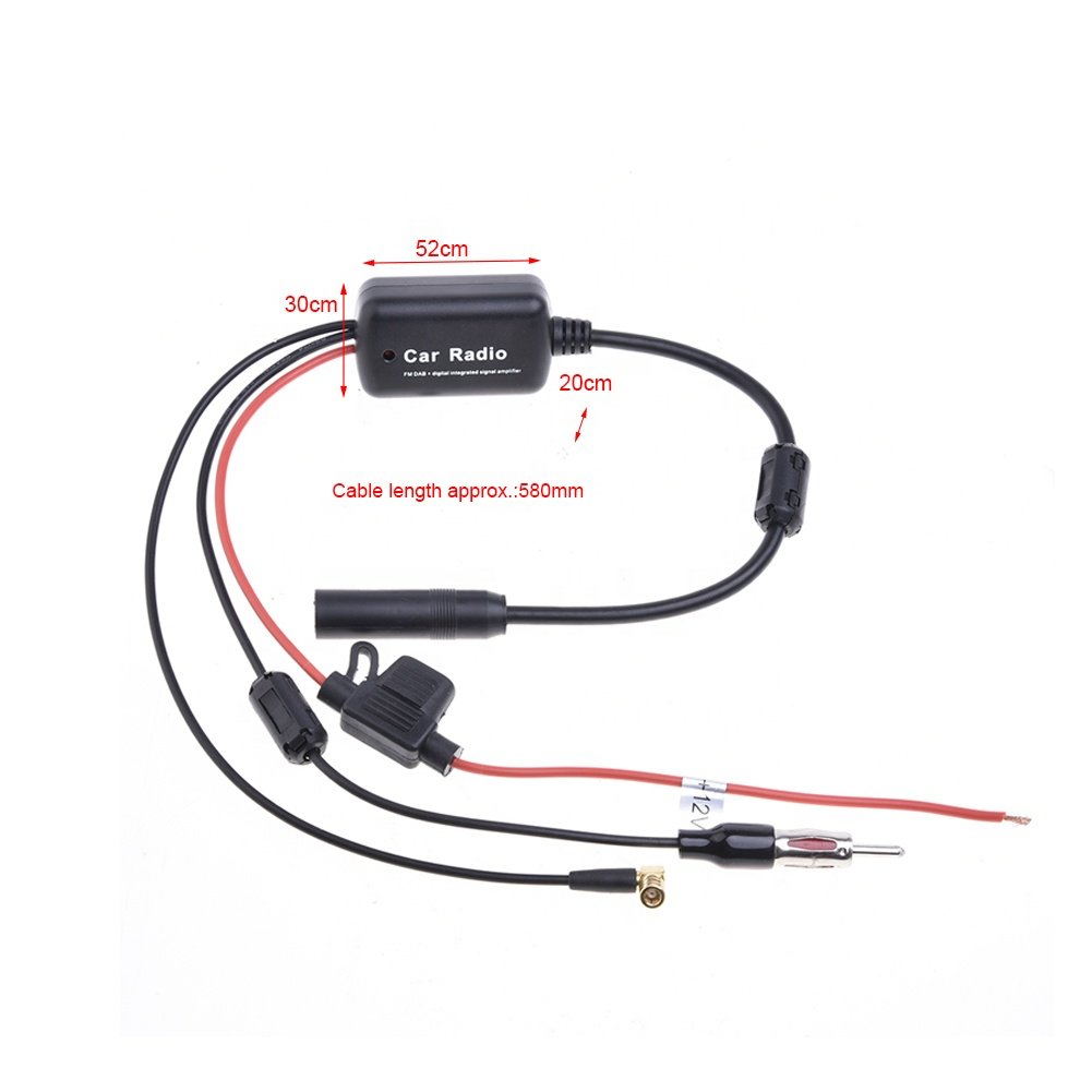 Factory Direct Supply DAB Vhf am/fm Car Radio Antenna Signal booster Amplifier