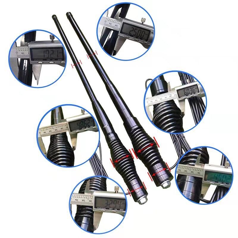 UV Dual Segment Off-road Vehicle Modified Antenna Car Radio Antenna Signal Enhancement Auxiliary Function Bolder Stronger