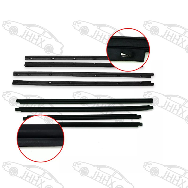 Car Window Inner Weatherstrip for Toyota Hilux Vigo Kun25 Kun26 2005-2015 Car Door Glass Seal Strip 68171-0K010