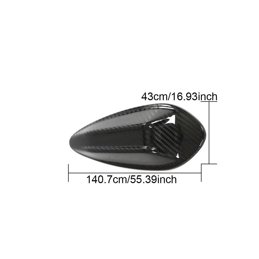 JCSPORTLINE Dry Carbon Fiber Antenna Cover for BMW 3 Series G20 Sedan 2022