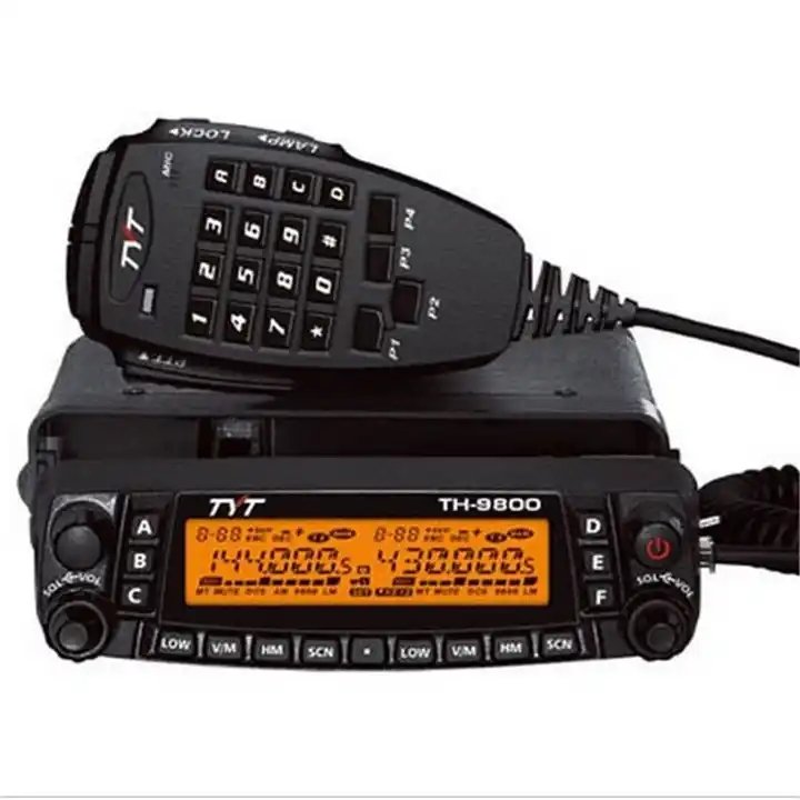 50W High Power TYT TH-9800 Mobile Ham Radio Station Quad Band Interphone