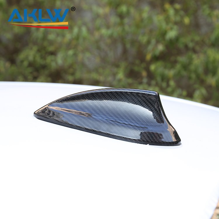 Fit for BMW F22 F23 F30 F33 F35 F80 F82 F87 G11 G20 G30 Real Carbon Fiber Exterior Accessories Roof Shark Fin Antenna Trim Cover