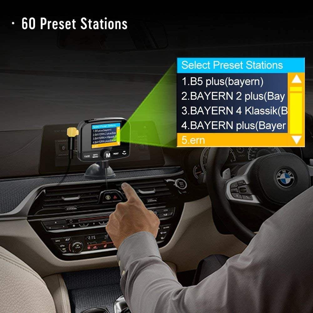 Wholesale Bluetooth Car Charger Receiver DAB+/DAB Digital Wireless Bluetooth FM Transmitter